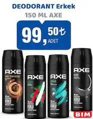 AXE DEODORANT ERKEK 150 ML